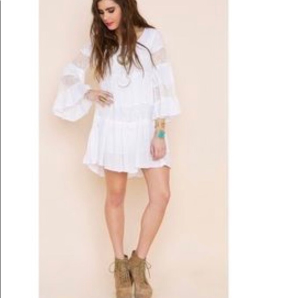 MINKPINK Bell Sleeve Dress
